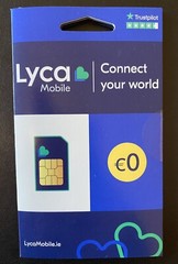LYCAMOBILE LYCA PAY AS YOU GO IRISH NETWORK SIM CARD MICRO NANO STANDARD IRELAND