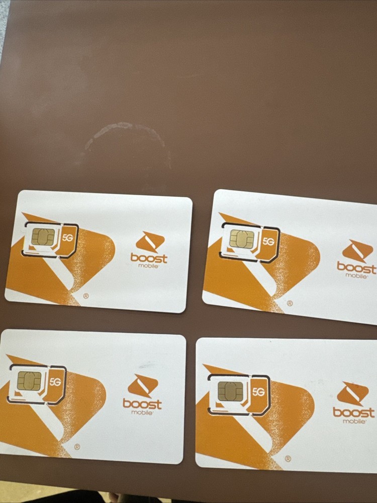 NEW Boost Mobile Sim Card – 5G – Expanded Network-TN For iPhone & Android – 5G