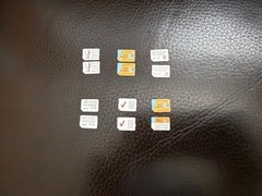 Set of (2) Nano Sim Card Bypass Activation screen Apple iPhone 5-13