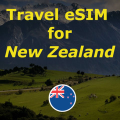 New Zealand On-The-Go Travel Data SIM eSIM | 7-30 Days | 1-5GB (S) | QR Code