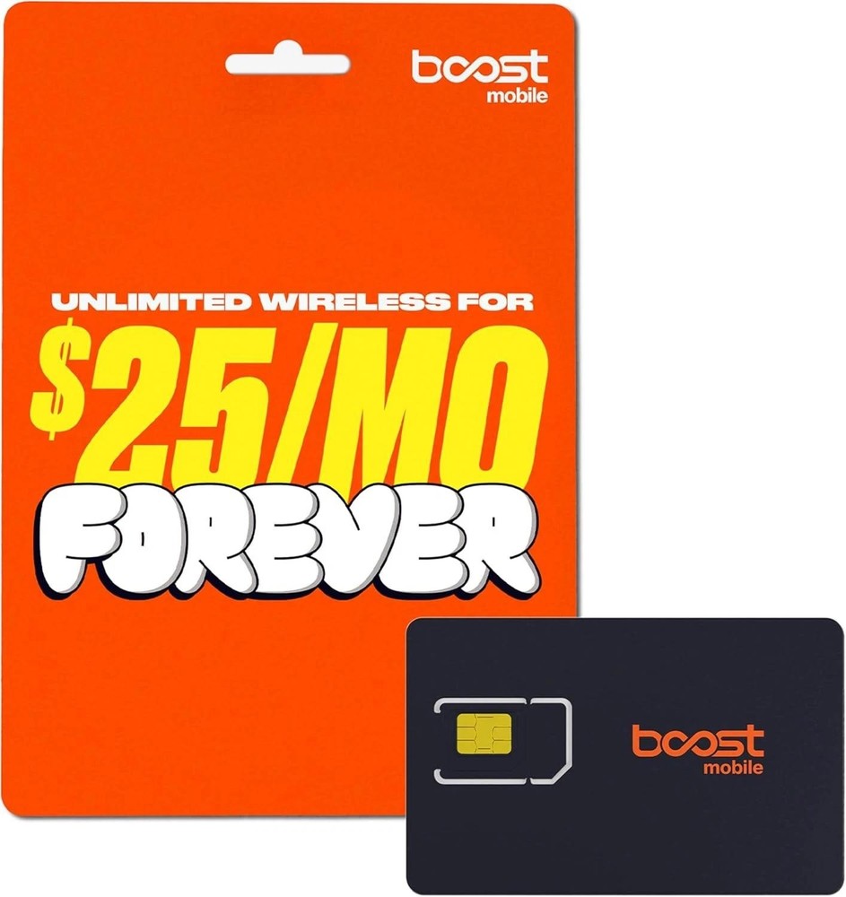 Boost Mobile SIM Kit | $25/mo Forever Unlimited Plan with Auto-pay |… | Ebay