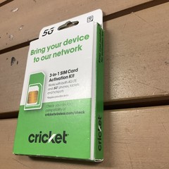 Cricket Wireless Universal SIM Card Activation Kits 3-IN-1 Bring Your Own Phone