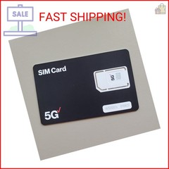 Verizon Wireless 5G & 4G LTE SIM Card Triple Cut All 3 Sizes (3-in-1), Nano/Micr