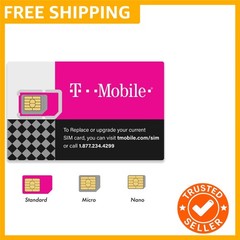 Authentic Official SIM Card Micro/Nano/Standard GSM 4G/3G/2G LTE Postpaid SIM…