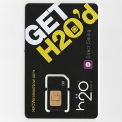Set Of 10 H2O Wireless SIM Starter Kits