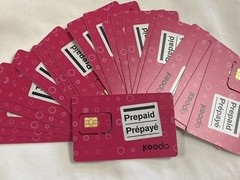 Koodo Mobile Prepaid Sim Card- Standard/Nano/Micro *BRAND NEW, NEVER ACTIVATED*