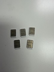 LOT OF 5 Lyca Mobile Nano SIM CARD works for reactivation FREE SHIPPING