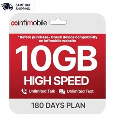 Budget-Friendly Prepaid SIM with Unlimited Talk & Text – 10GB Data Included