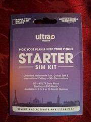 Ultra Mobile Starter SIM Kit – Unlocked Phones 5G 4G LTE Nationwide Talk & Txt