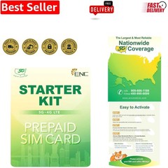 Prepaid 3-in-1 SIM Card: Affordable Plans $10-$45, Dual US & China Numbers