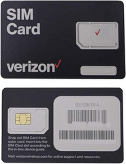 Verizon Wireless 4G LTE SIM Card – All 3 Sizes (3-In-1), Nano/Micro/Standard Siz