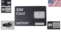 Multi-Size 3-in-1 Verizon SIM Card – Nano, Micro & Standard – 4G LTE Ready