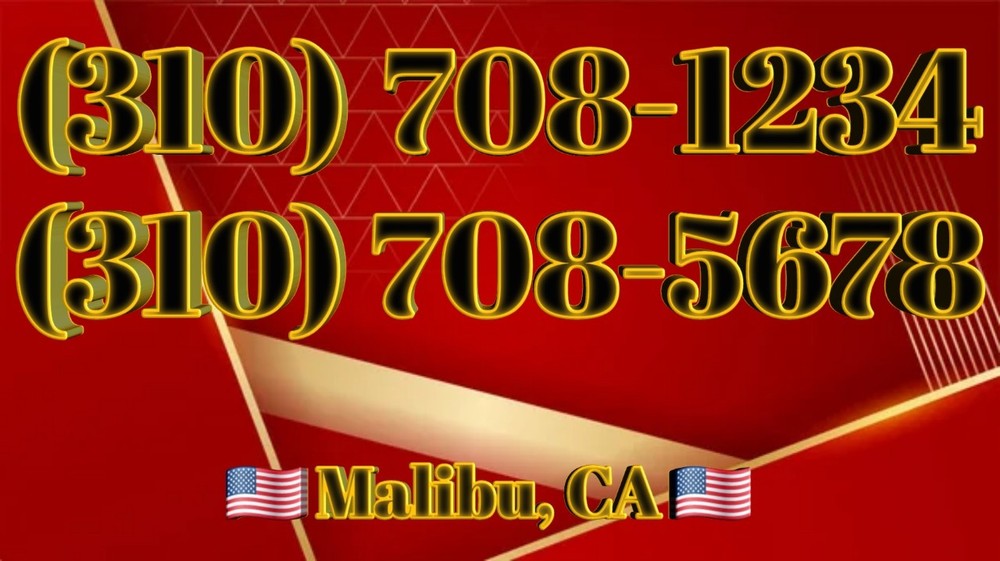 310 Vanity Easy Phone Number (310) 708-ABCD Malibu Los Angeles