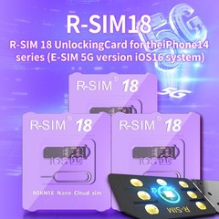 🚀R-SIM19 SIM18 QPE Stable Unlock Card for iPhone 15 Plus 14 13 Pro Max 12 IOS17