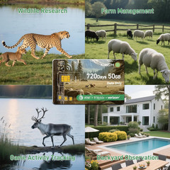 4G LTE Data SIM Card 50GB – 2 Years for Trail Camera & Security Camera, SIM Card