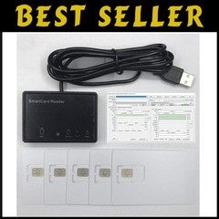 GSM/WCDMA/LTE ICCID SIM Reader Writer + 5 Blank 4G LTE Cards=