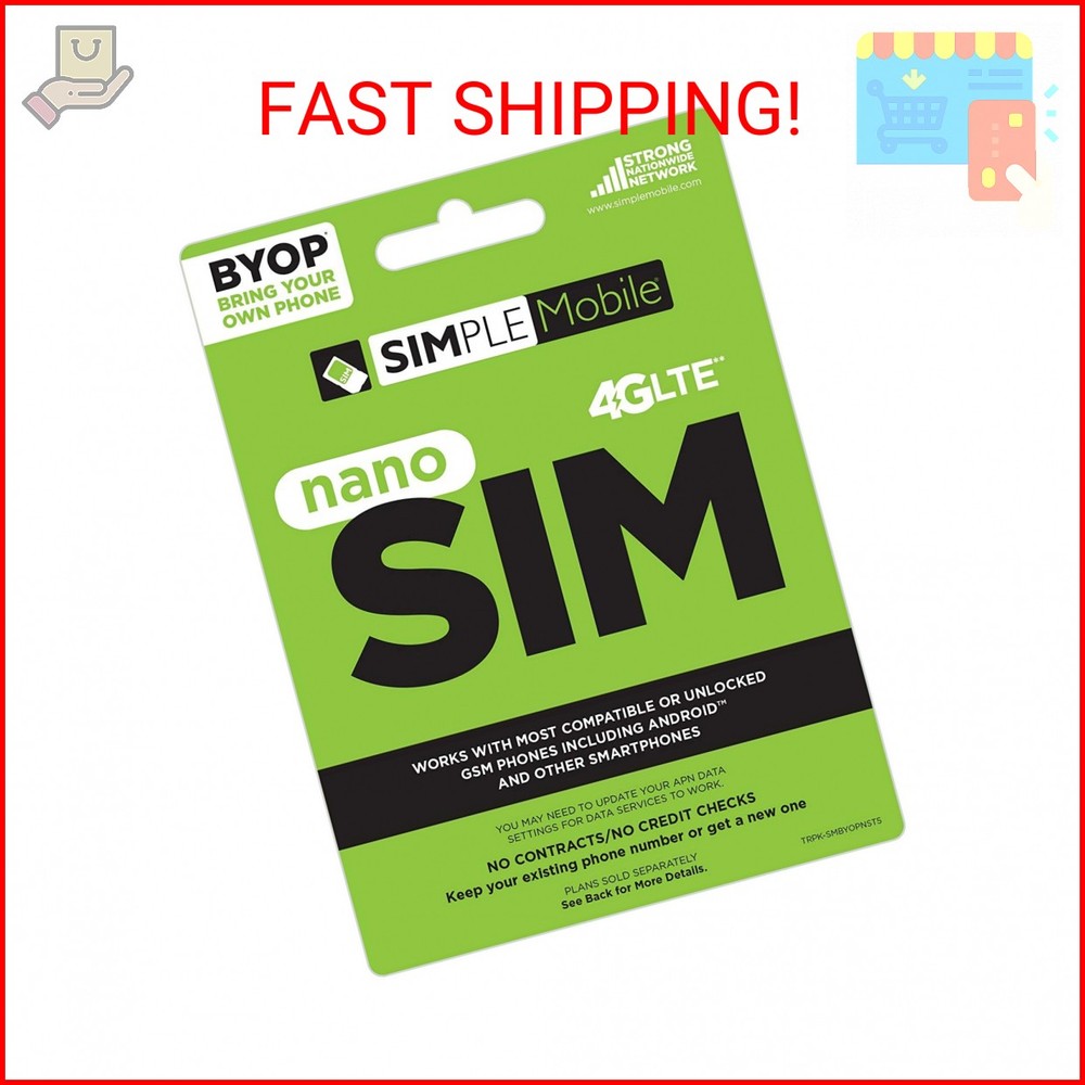 Simple Mobile – Bring Your Own Phone SIM Card Kit