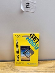 H2O Wireless SIM Starter Kit Unlimited Data Pay-As-You-Go