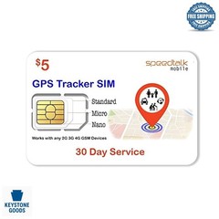 Prepaid 5G/4G LTE SIM for GPS Trackers & IoT Devices – 30 Days USA Service