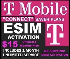 eSIM Tmobile $15 Prepaid Plan