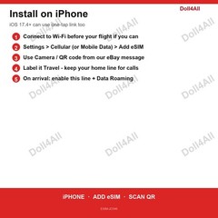 Thailand eSIM 3GB 15Day Instant QR 5G Data Only Travel No Plastic SIM