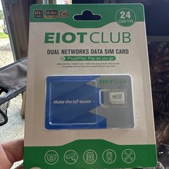 EIOTCLUB Dual Network 5G Prepaid Data SIM 24GB No Expiration Plug & Play