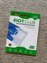 EIOTCLUB SIM 5G/4G LTE Dual Network Card for Security Cams, 300MB/30DAYS