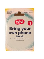 NEW Total Wireless Bring Your Own Phone CDMA SIM Activation Kit