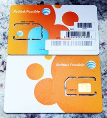 AT&T PREPAID / POSTPAID 4G LTE GO PHONE SIM CARD READY ACTIVATE STANDARD SIZE