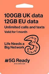 Prepaid Mobile PAYG SIM Card with UK Number | 100GB UK Data – 12GB Data | 30…