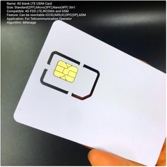 4G LTE SIM Card Reader Writer + 5 Blank USIM Cards