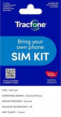 US Prepaid SIM Card 3 in 1, Bring Your Own Phone Kit, Nano Micro Standard