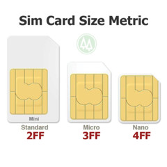 AT&T – STANDARD 2FF SIM Card • GSM 4GLTE • NEW OEM Prepaid or Contract