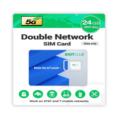 Eiotclub Prepaid Data Sim Card For 5G/4G Lte Security Cameras – 24Gb 360Day