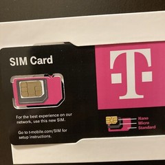 New T-Mobile SIM Card R15 5G 4G LTE TMobile Triple Cut Nano Micro 3 in 1 w Tool