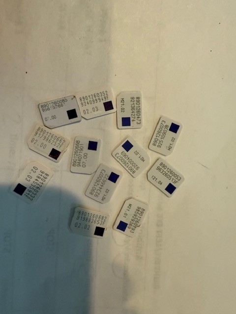 Used Metro PCS sim card usa for activation bypass/testing only
