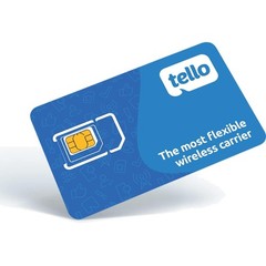 Tello Mobile – Bring Your Own Phone – 3 in 1 GSM SIM Card Kit