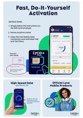 sim card with plan lyca