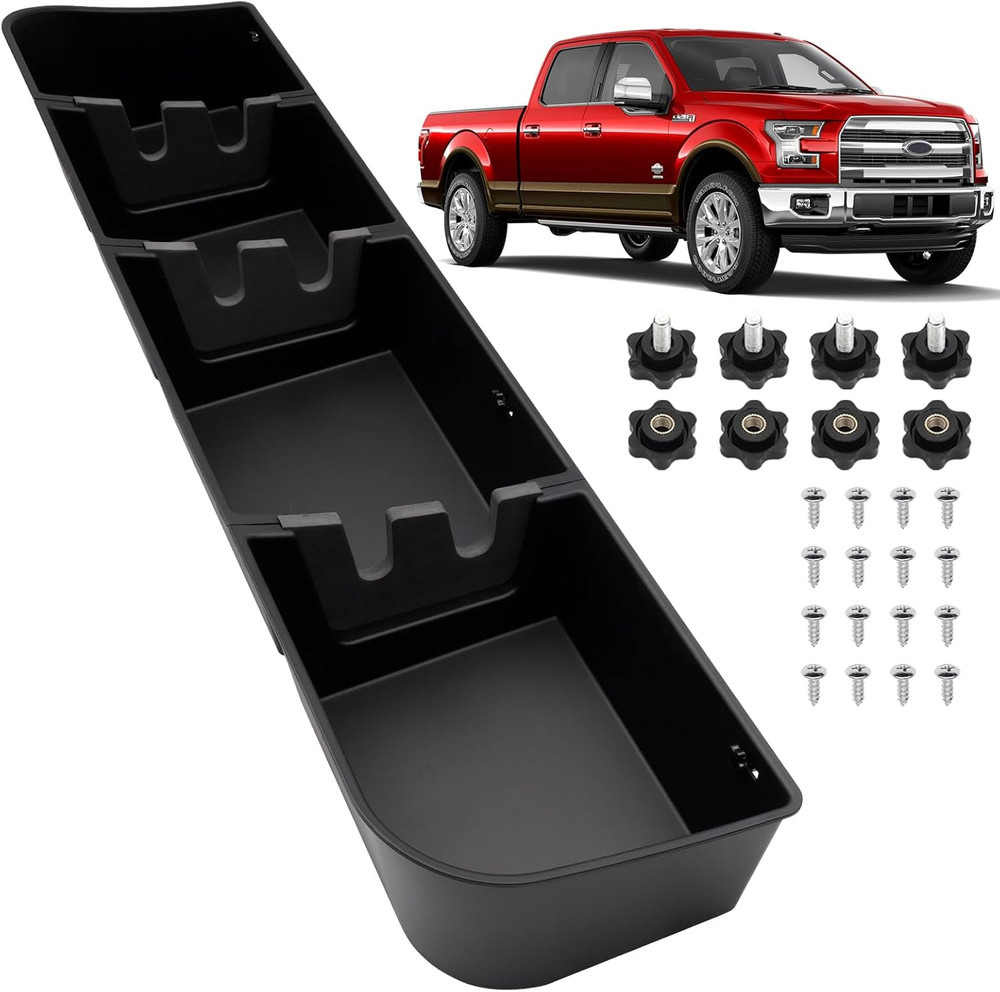 under Seat Storage for 2015-2026 Ford F150, 2017-2025 F250 F350 F450 F550 Super