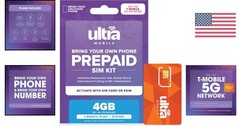 Unlimited Talk & Text with 4GB 5G Data for Just $19 – T-Mobile SIM Kit