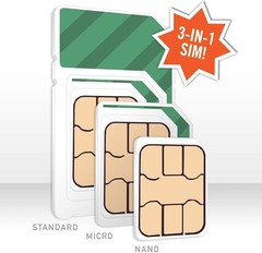 $15 Monthly Phone Plan with 5GB LTE Data + Unlimited Calls & Texts for 3