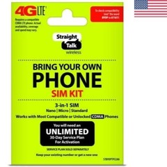 Bring Your Own Phone: Verizon-Compatible 3-in-1 SIM Card Kit for Easy Activation