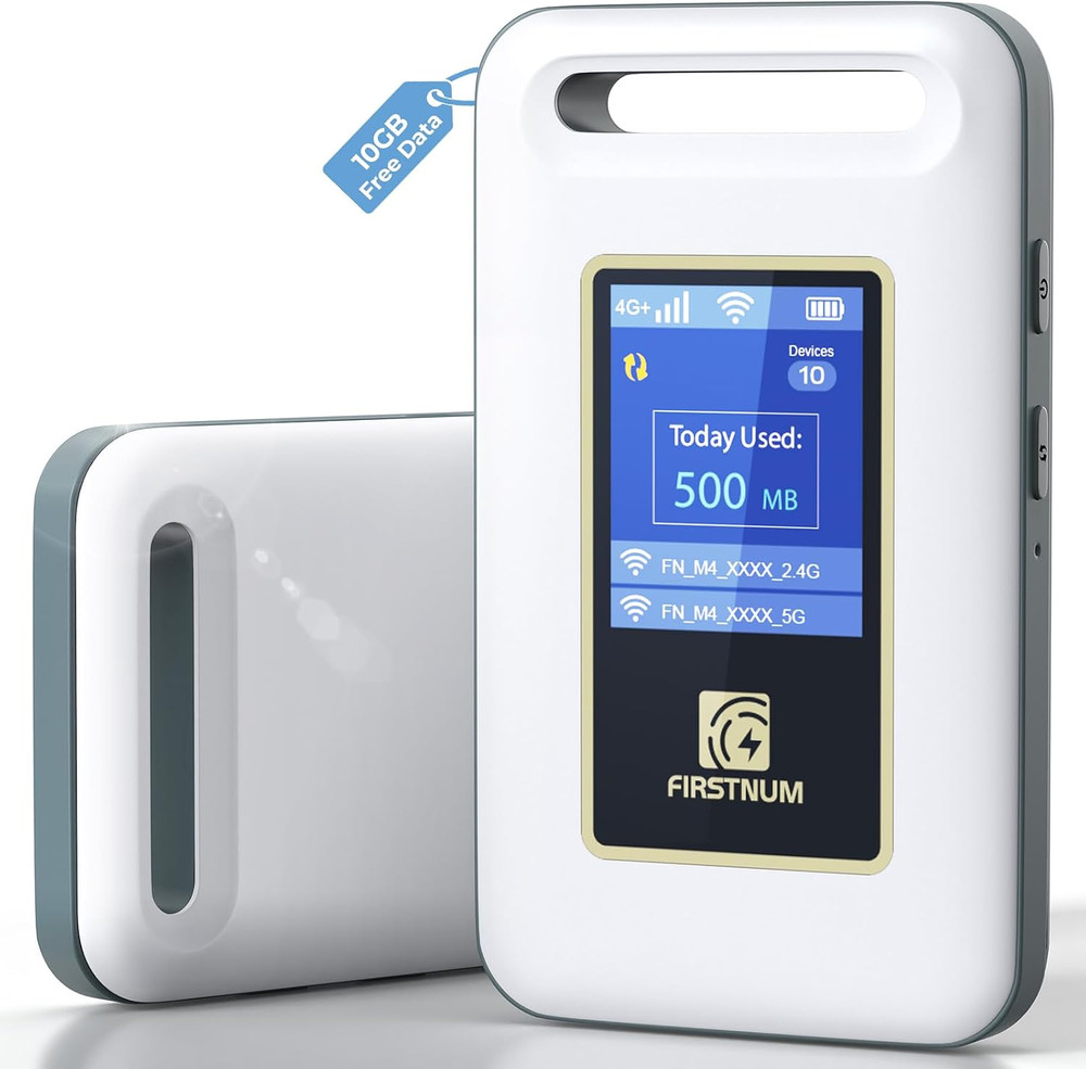 Portable Wifi Hotspot for Travel, No SIM Card or Contract Required, Pocket Wifi