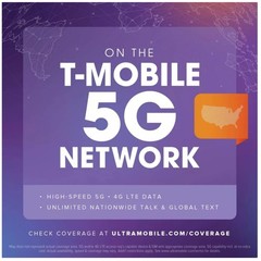 T-Mobile 5G Sim Card Kit Unlimited Talk Data 1-