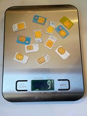 LOT OF 30grams Used Micro/Mini SIM Cards for gold recover /Gold – Mixed Carriers