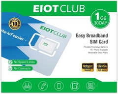 EIOTCLUB Data Only SIM Card – Ideal for Mobile WiFi Hotspots, Routers, USB…
