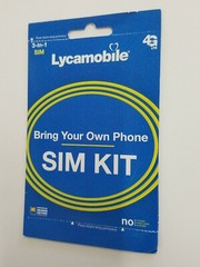 Lycamobile Prepaid Sim Card Nano Micro Standard Simcard Lyca Mobile Unlimited