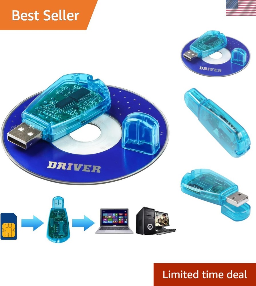 Effortless SIM Data Management with Compact USB Card Reader – Windows Support