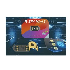 R-SIM Mini3 Dual SIM Unlock Card Sticker Plug and Play For iPhone 13-16 iOS 18
