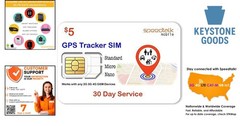 Prepaid 5G/4G LTE SIM for GPS Trackers & IoT Devices – 30 Days USA Service